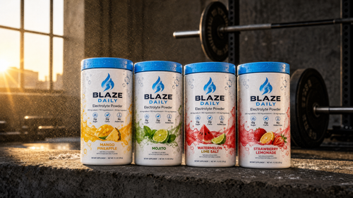 BLAZE DAILY First Drop lineup with all four launch flavors